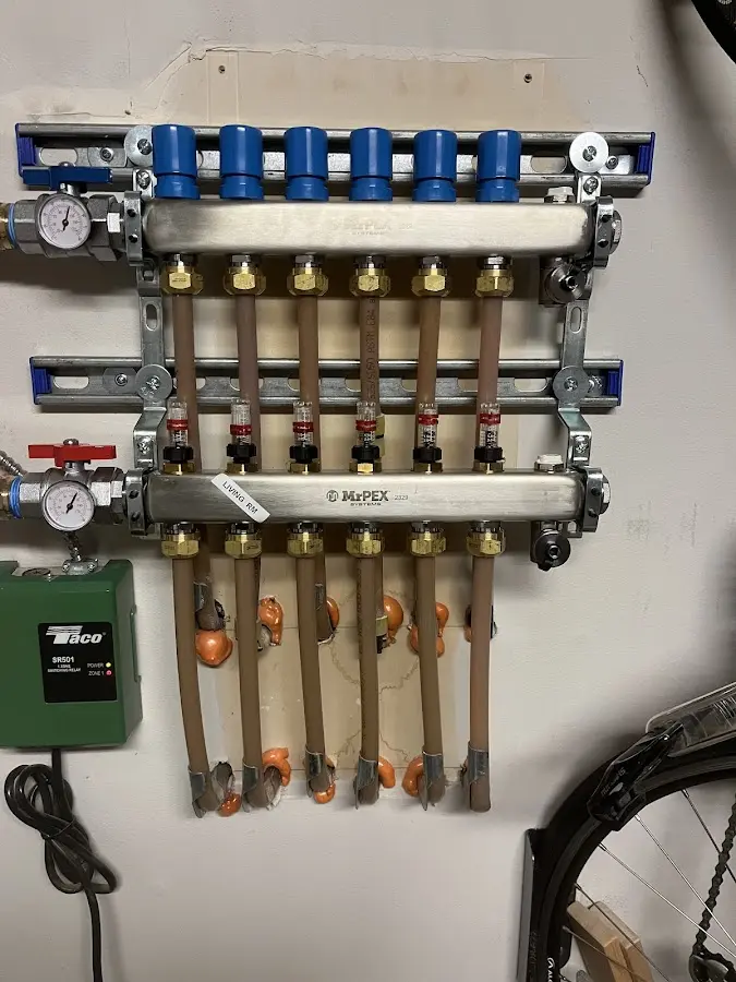 Plumber performing Leak Detection at a residential property in Forestbrook